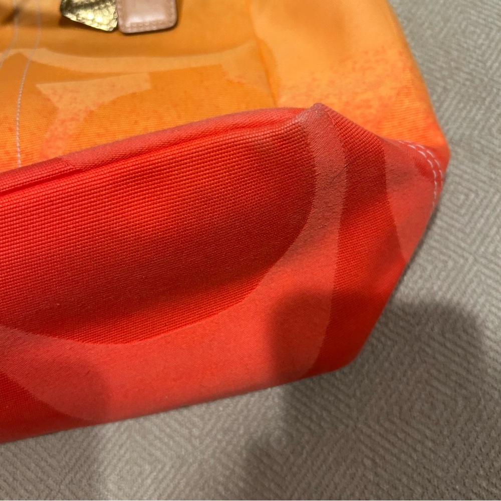 Coach ombre’ canvas limited edition women’s tote bag A065-7567 - Picture 9 of 14